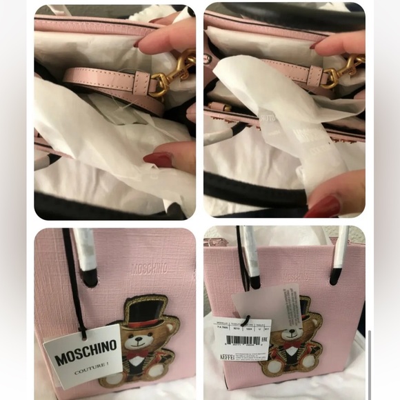 Moschino Couture Jeremy Scott Circus Bear Cross Tote Shoulder Bag New w/Tags - Picture 4 of 5
